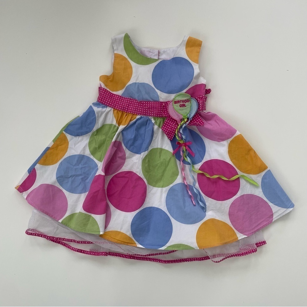Bonnie Jean Little Girls Birthday Girl Balloon Dress Size 3T or 36 months